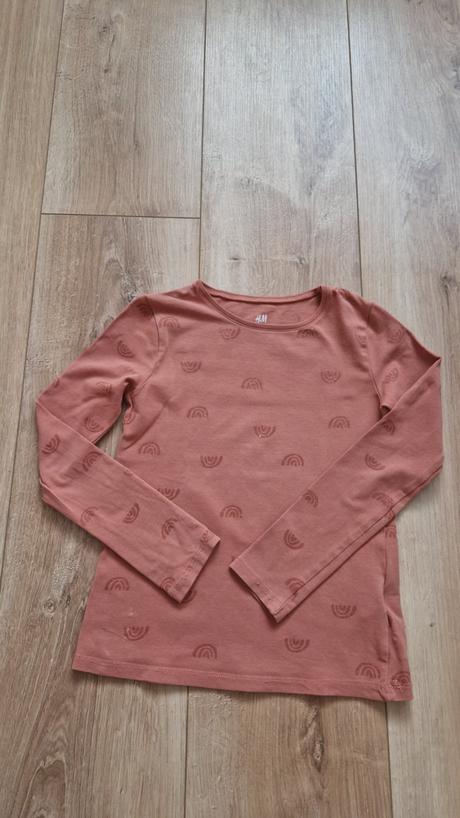 Tričko s dlhým rukávom zn. h&m veľ. 122-128  cm., h&m,122