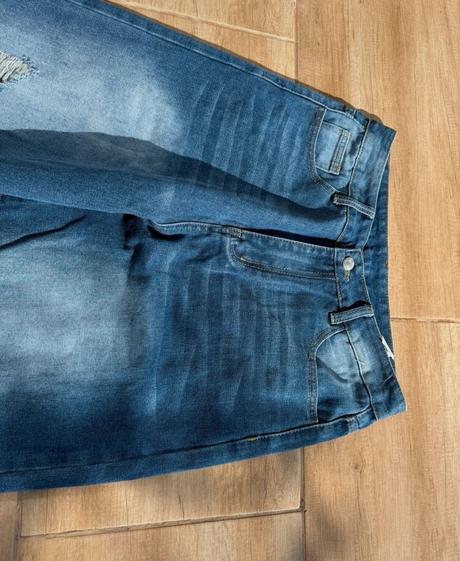 Široké džínsy shein, l