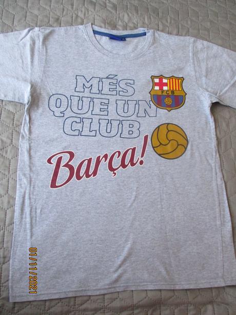 Tričko s krátkym rukávom fc barcelona, 158