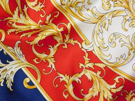 Pompoos kvalitná luxusna hodvabna elegantná šatka, xl