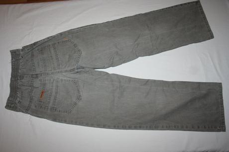 Chlapčenské svetlošedé nohavice hemelos, 140