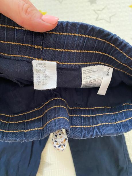 Pohodlné štýlové nohavice, h&m,110