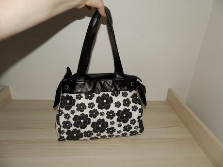 Romantická bielo-čierna kabelka oriflame, oriflame