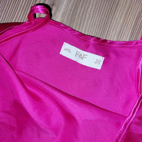 Saténová nočná košieľka, f&f,xs