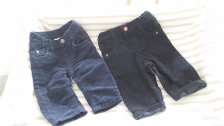 Znackove menčestracky trendy strihu, modre, marks & spencer,62