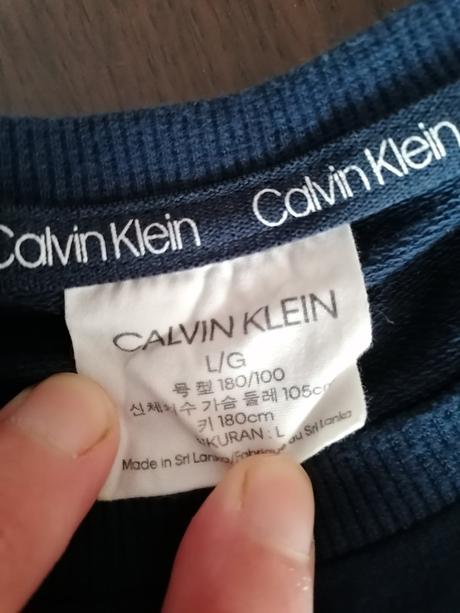 Pánske /chlapčenské tričko l, calvin klein,l