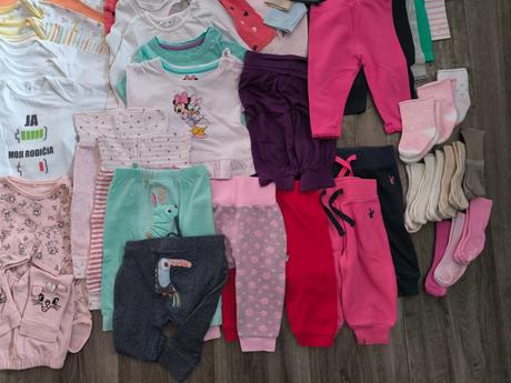 Mega balík pre dievčatko 3-6 mes., 68–80