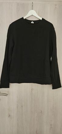 Čierna pánska mikina, h&m,m