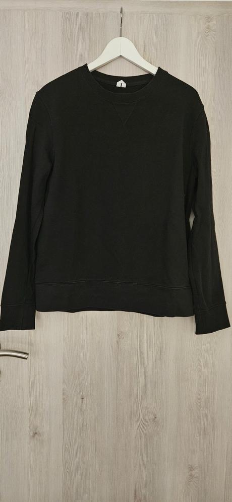 Čierna pánska mikina, h&m,m