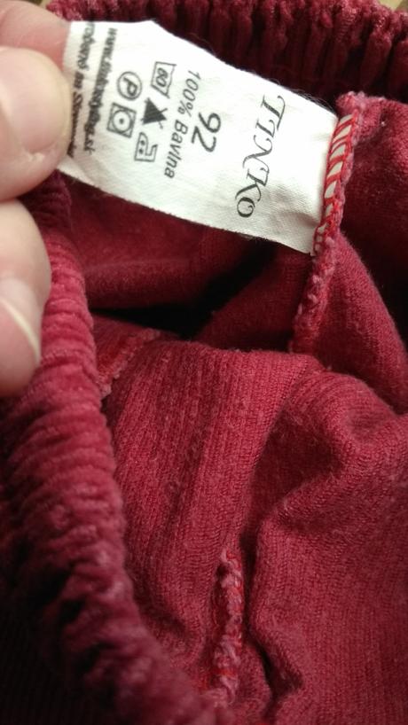 Predám detské nohavice, tinko,92