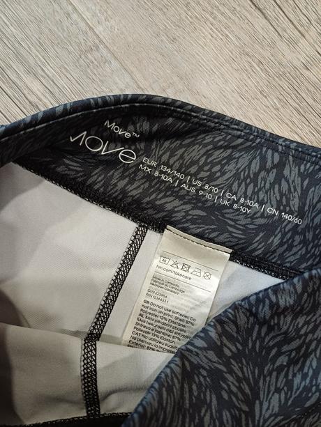 Športové legíny 134/140, h&m,134