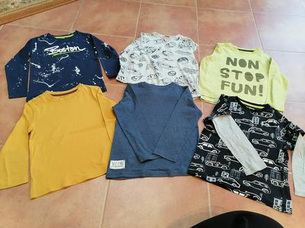 6x tričko 110/116, 110