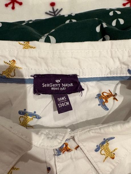 Košele chlapčenské  1ks sergent major 134/140, sergent major,134