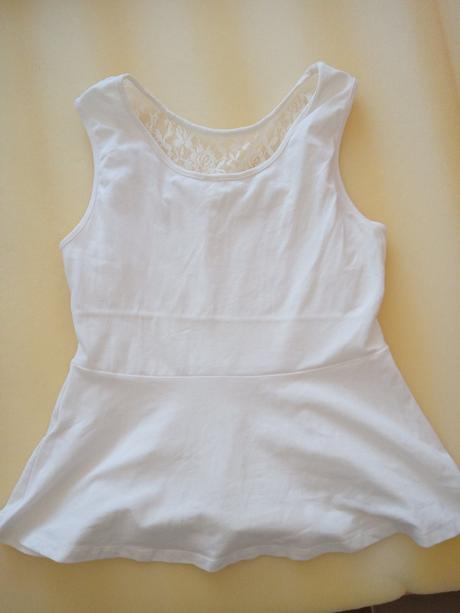 Tielko s čipkou a volanom, mohito,l