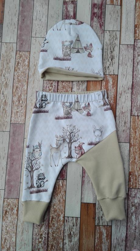 Set tepláky čiapka, 50 - 128