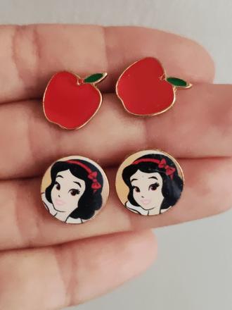 Napichovacie náušnice snehulienka, 