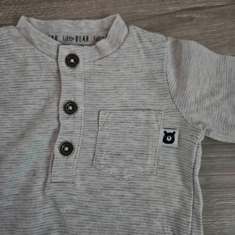 Body s dlhým rukávom f&f 62 sivé grátis, f&f,62