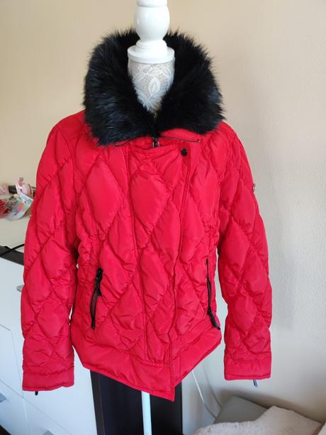 Dámska perova bunda crisca, 42