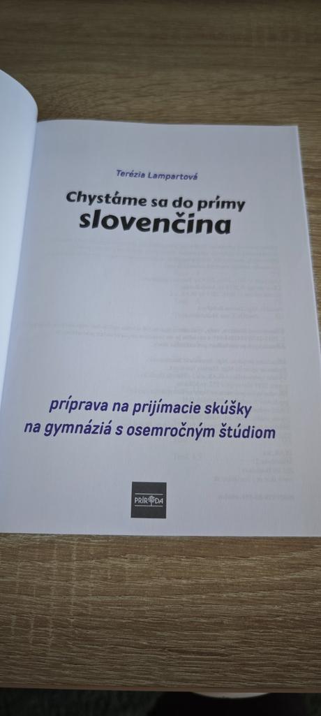 Knihy na prijímacie skúšky na 8.ročné gymnáziá, 