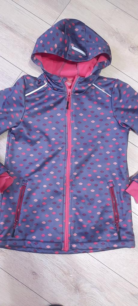 Dievčenská softšelová bunda 146/152, crivit,146