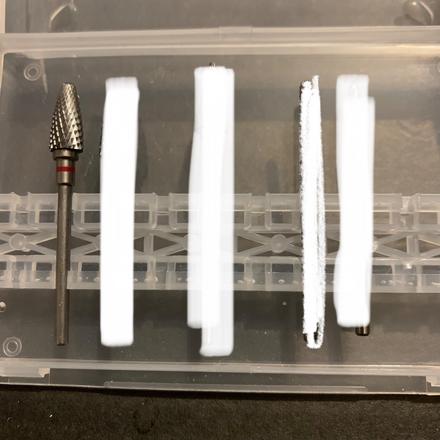 Karbidové frézky do brúsky na nechty, 