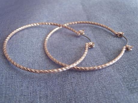 Dámske náušnice kruhy, 