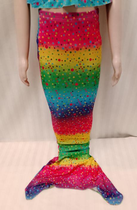 3 set plavecký morská víla farebná, bodkovaná,120, 122