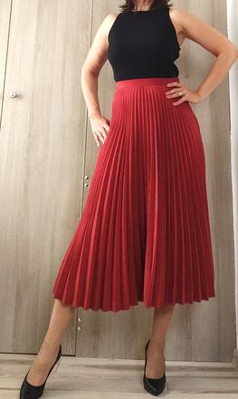 Plisovaná sukňa, mango,36