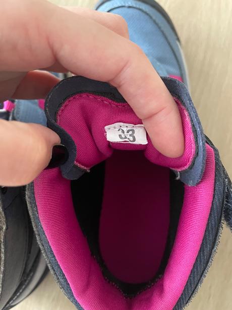 Detská turistická obuv nepremokavá, quechua,33