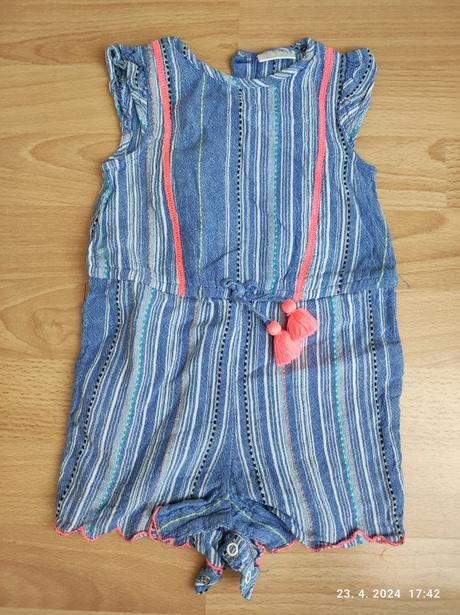 Letný overal pre dievčatko 86, f&f,86