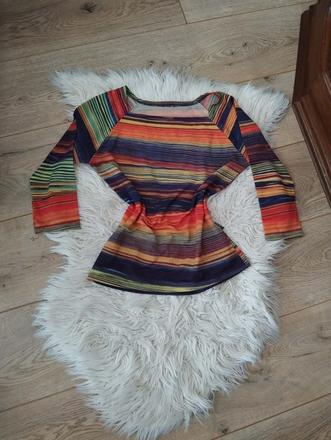 Dámske pruhované tričko, m