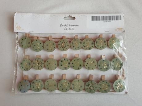 Adventný kalendár zo štipcov, 