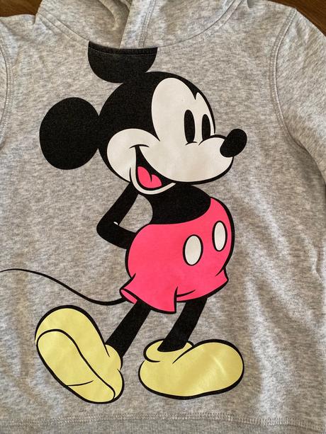 Mikina mickey, h&m,134