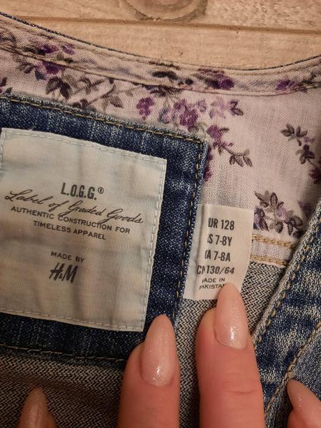 Riflová vesta h&m, h&m,128