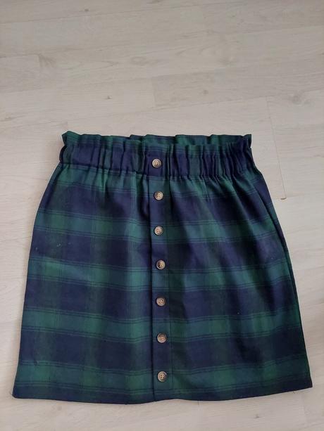 Károvaná sukňa xs, xs