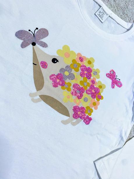 Tričko s flitrovou aplikáciou, lindex,122