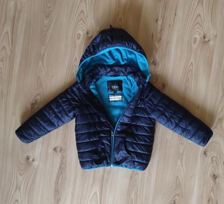 Vyteplená bunda s "dračou" kapucňou, bonprix,122