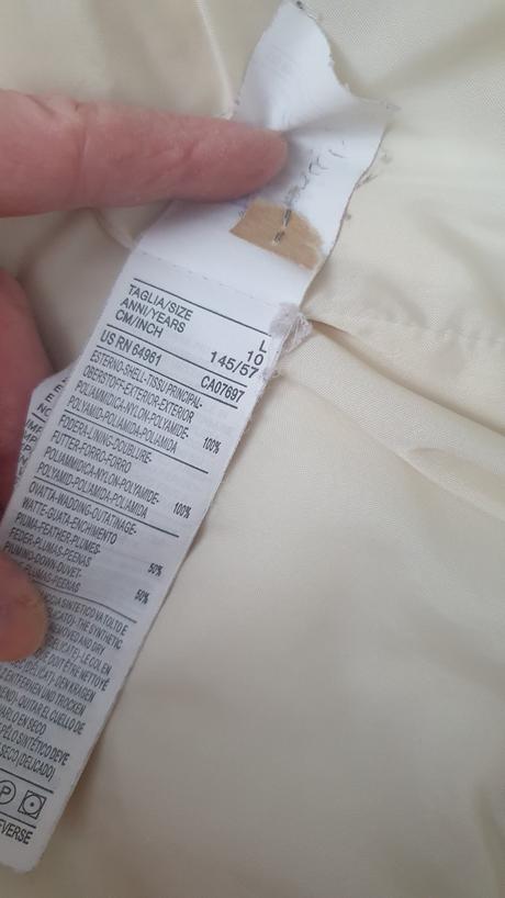 Tepla paperov a bunda benetton, benetton,140