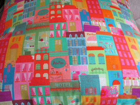 Obliečka pestrofarebné domy,