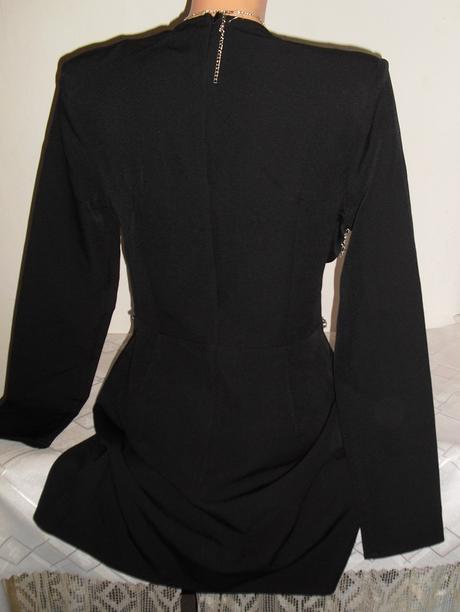 Luxusne francuzske spolocenske saty s kristalmi, m