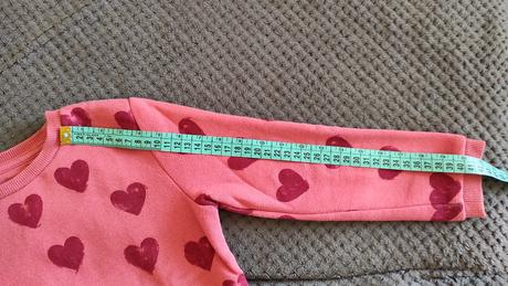 Srdiečková mikina 4-5 rokov, f&f,110