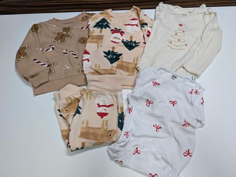 Vianocne oblečenie - suprava, mikiny, body, saty, 68–80