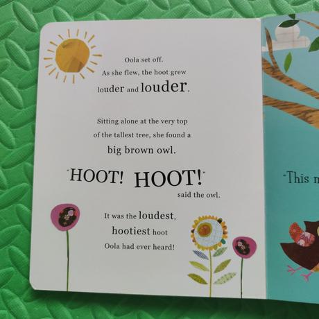 Owl who list her hoot,