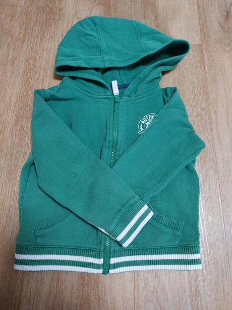 Zelená mikina veľ. 116, f&f,116