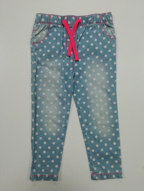 Bavlnené nohavice s bodkami, young dimension,86