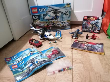 Lego city + lego marvel super herdes, 