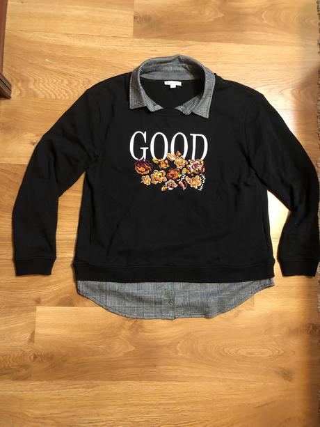 Vyšívany pulover, xl