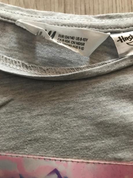 Tričko m.l.pony 8-10 rokov, h&m,134