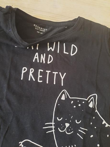 Mačičkové tričká, sinsay,152