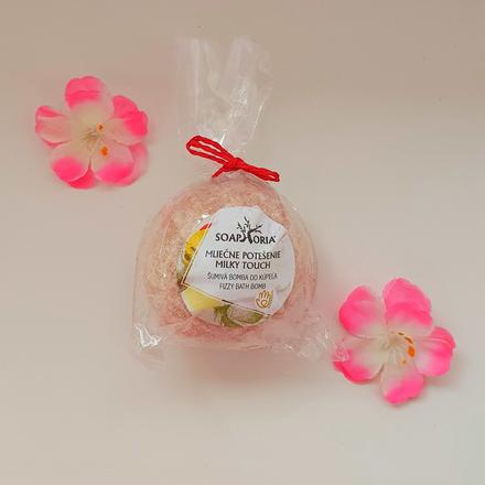 Prírodná šumivá guľa do kúpeľa, soaphoria, 